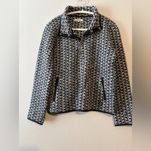 Madewell  Wool Blend Pullover Sweater Jacket Size XS - Picture 2 of 7